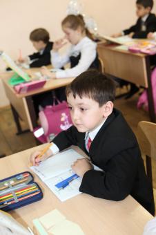 Free Stock Photo of school boy