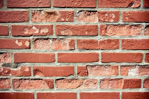 Free Stock Photo of red bricks brick wall texture