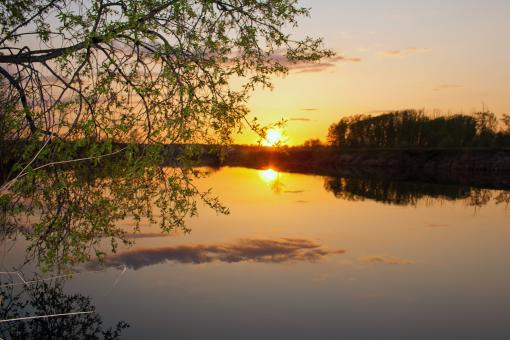 Free Stock Photo of sunset