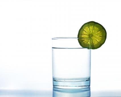 Free Stock Photo of  Glass with lime