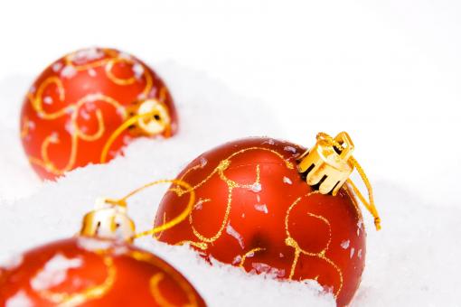 Free Stock Photo of Christmas balls