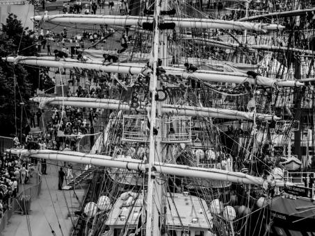 Free Stock Photo of Sailing ships masts