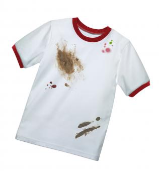 Free Stock Photo of Dirty T-Shirt