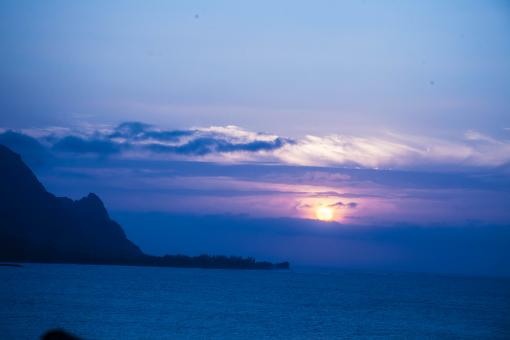 Free Stock Photo of Ocean sunset