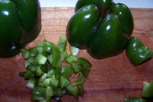 Free Stock Photo of Chopped bell pepper