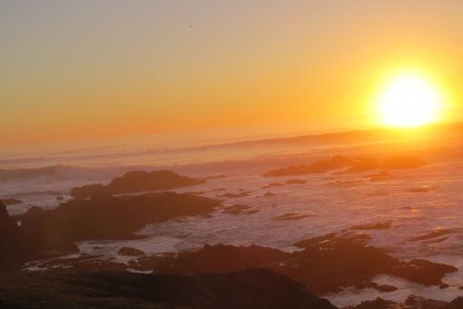 Free Stock Photo of Sunset beach