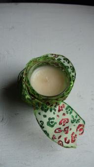 Free Stock Photo of Holidays Red Green Candle