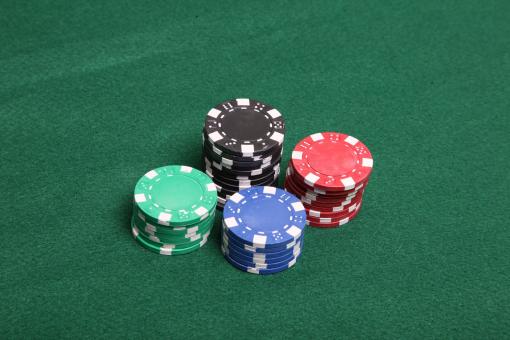 Free Stock Photo of Stacks of poker chips