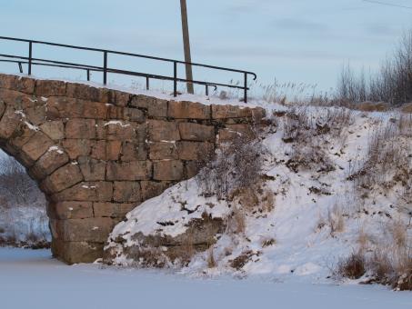 Free Stock Photo of Winter bridge
