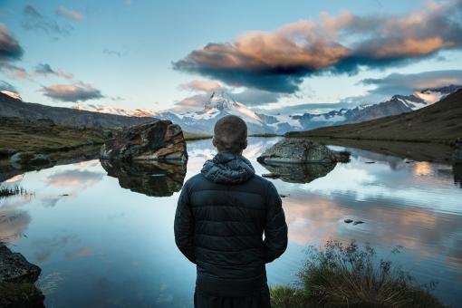 Free Stock Photo of Alone By the lake