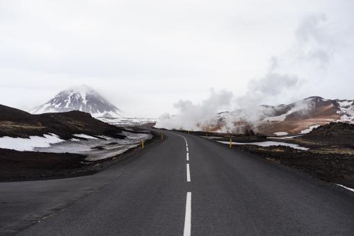 Free Stock Photo of Road to the Mountain