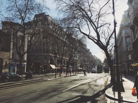 Free Stock Photo of Busy Road