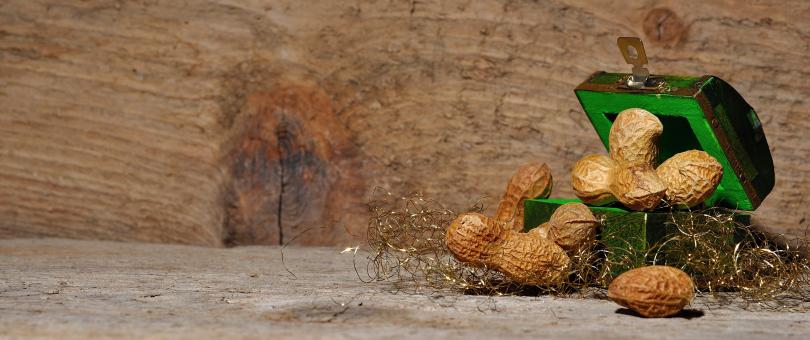 Free Stock Photo of Peanuts in the Box