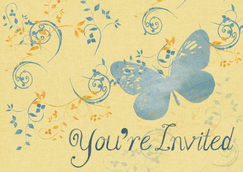 Free Stock Photo of Invitation Card