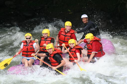 Free Stock Photo of Rafting in the River