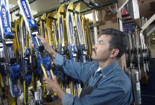 Free Stock Photo of Skiing Shop