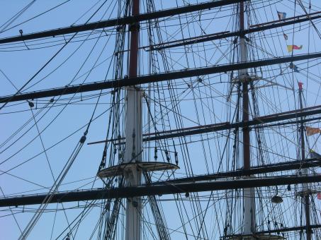 Free Stock Photo of Rigging on the Ship