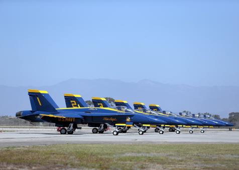Free Stock Photo of Blue Angels