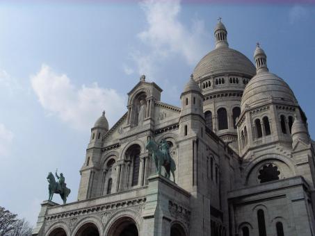 Free Stock Photo of Sacre Coeur Basilica