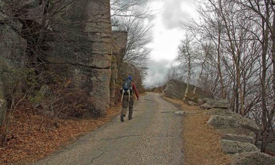 Free Stock Photo of Hiker at Sam's Point Preserve