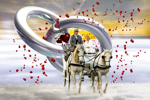 Free Stock Photo of Wedding Carriage