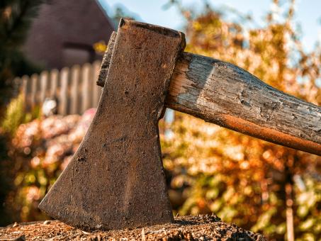 Free Stock Photo of Axe Closeup