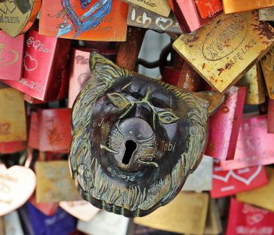 Free Stock Photo of Love Locks