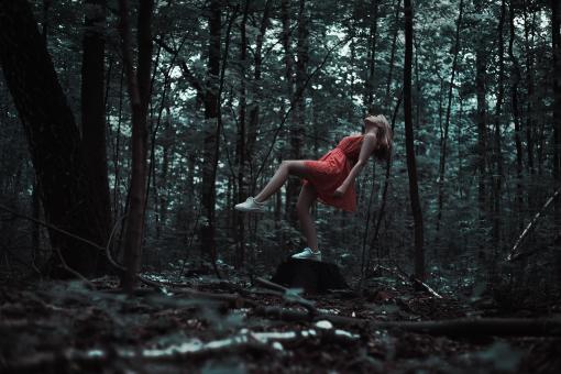 Free Stock Photo of Levitating in the Wild