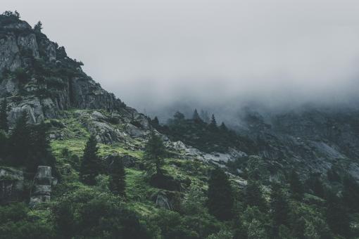 Free Stock Photo of Alpine Mountain Range