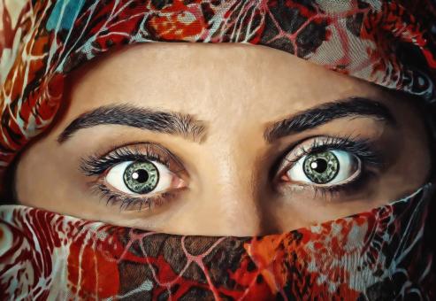 Free Stock Photo of Painting of a Lady