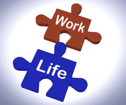 Free Stock Photo of Work Life Puzzle Shows Balancing Job And Relaxation