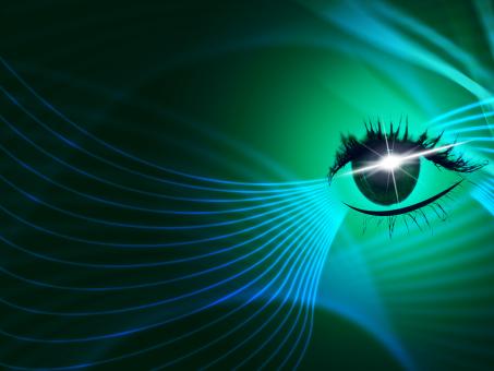 Free Stock Photo of Eye Tech Represents Blazing Look And Iris