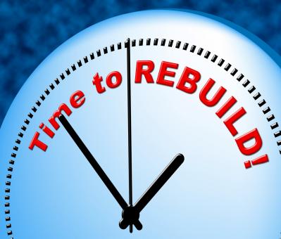 Free Stock Photo of Time To Rebuild Represents Right Now And Presently