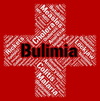 Free Stock Photo of Bulimia Word Means Binge Vomit Syndrome And Affliction