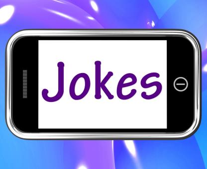 Free Stock Photo of Jokes Smartphone Means Humour And Laughs On Web