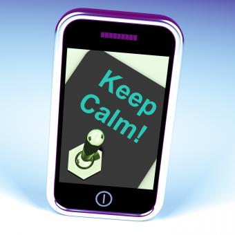 Free Stock Photo of Keep Calm Switch Shows Keeping Calmness Tranquil And Relaxed