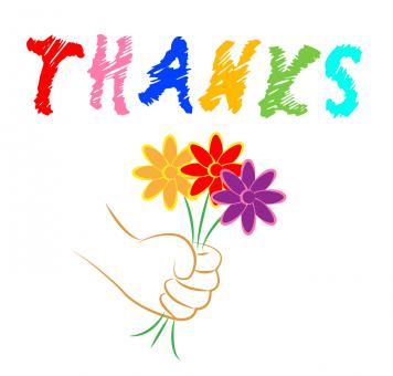 Free Stock Photo of Thanks Flowers Shows Blooming You And Florist