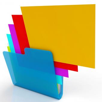 Free Stock Photo of Files Shows Organizing And Paperwork