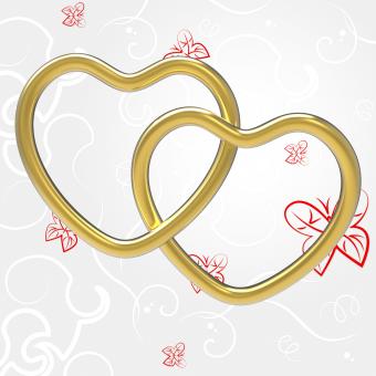 Free Stock Photo of Wedding Rings Indicates Valentines Day And Couple