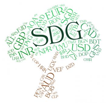 Free Stock Photo of Sdg Currency Means Foreign Exchange And Coinage