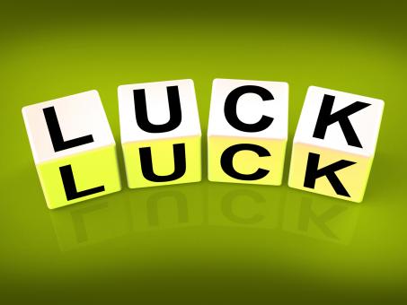 Free Stock Photo of Luck Blocks Refer to Fortune Destiny or Luckiness