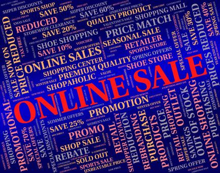 Free Stock Photo of Online Sale Means World Wide Web And Bargain