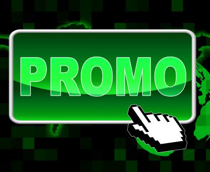 Free Stock Photo of Promo Button Indicates World Wide Web And Merchandise