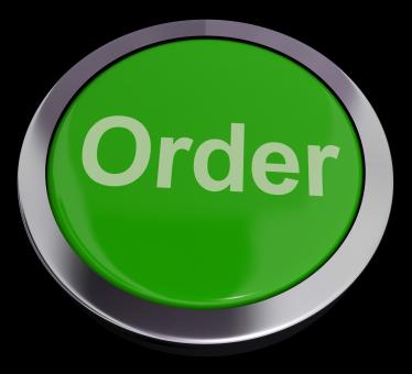 Free Stock Photo of Order Button For Buying Online In Web Store