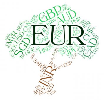 Free Stock Photo of Euro Currency Represents Exchange Rate And Coin