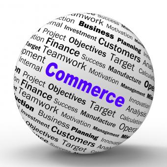 Free Stock Photo of Commerce Sphere Definition Means Commercial Trade And Business Sales