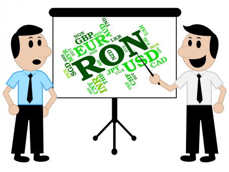 Free Stock Photo of Ron Currency Shows Forex Trading And Currencies