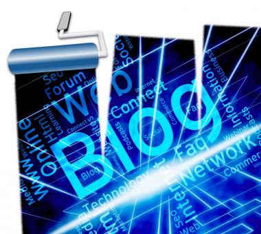 Free Stock Photo of Blog Site Represents Www Weblog And Website