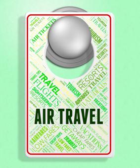 Free Stock Photo of Air Travel Represents Plane Message And Fly