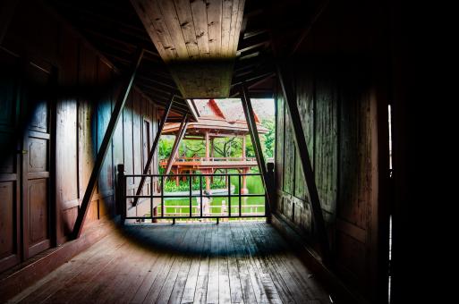 Free Stock Photo of Wooden House